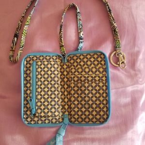 Vera Bradley Wristlet & Matching Lanyard